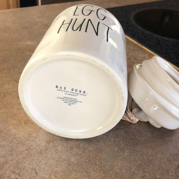 Rae Dunn EGG HUNT canister - Picture 3 of 3